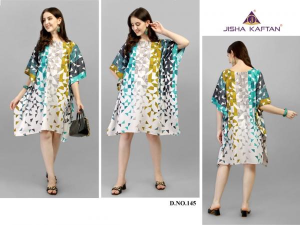 Jelite Kurti Kaftan 6 Printed Polyester Designer Kaftan Collection